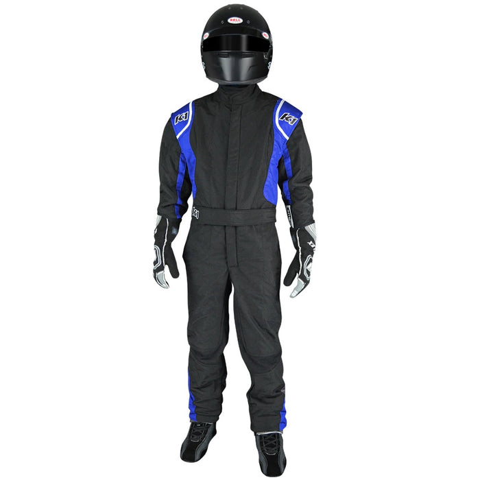 K1 RACEGEAR 20-PRY-NG-7XS Suit Precision II 7X- Small Black/Grey
