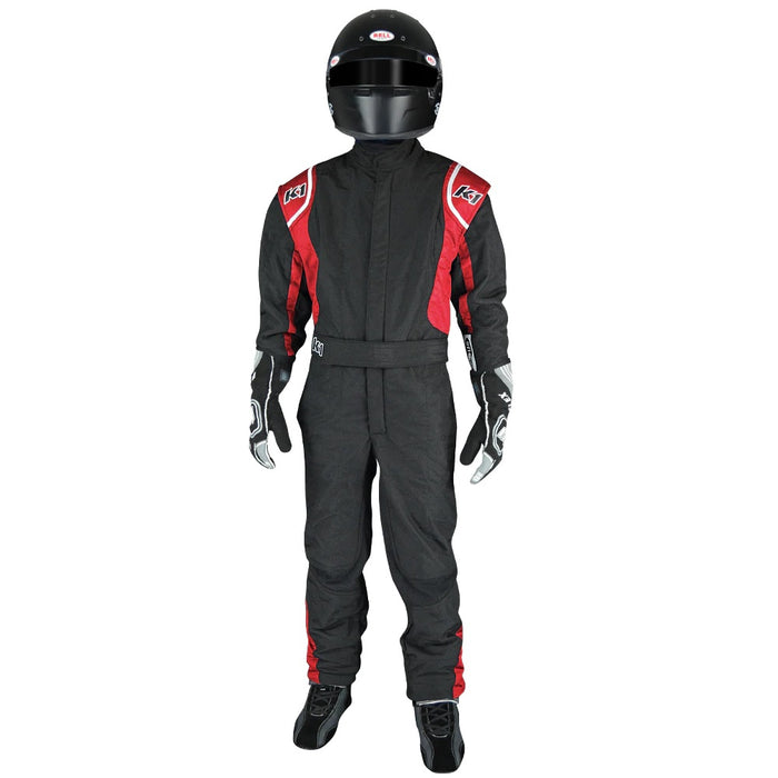 K1 RACEGEAR 20-PRY-NR-XS Suit Precision II X- Small Black/Red