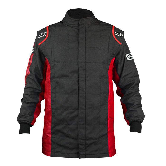 K1 RACEGEAR 21-SPT-NR-ML Jacket Sportsman Black / Red Medium / Large