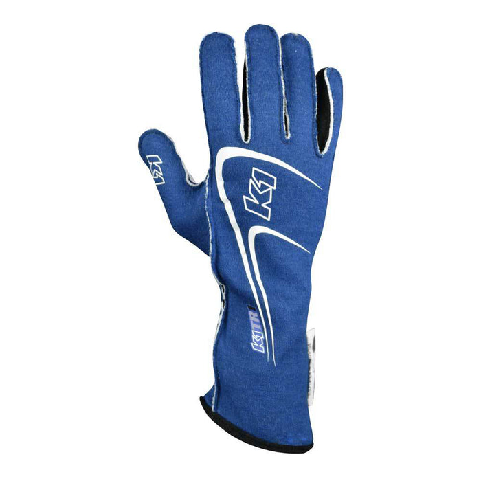K1 RACEGEAR 23-TR1-B-3XS Glove Track 1 Blue 3X- Small Youth
