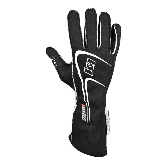K1 RACEGEAR 23-TR1-N-3XS Glove Track 1 Black 3X- Small Youth