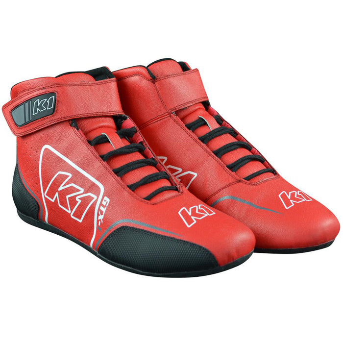 K1 RACEGEAR 24-GTX-R-12 Shoe GTX-1 Red / Grey Size 12