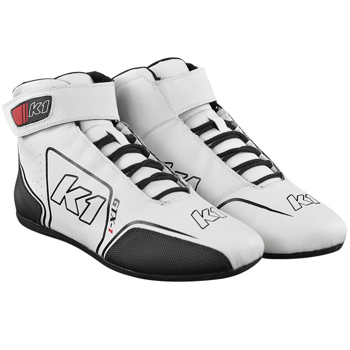 K1 RACEGEAR 24-GTX-W-10 Shoe GTX-1 White / Black Size 10