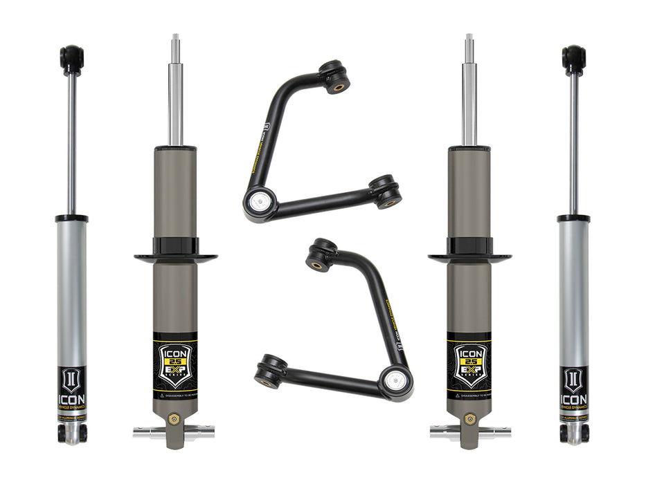 ICON Vehicle Dynamics K73072T 19-23 GM 1500 2.38-3.75" STAGE 2 EXP SUSPENSION SYSTEM W TUBULAR UCA - Truck Part Superstore
