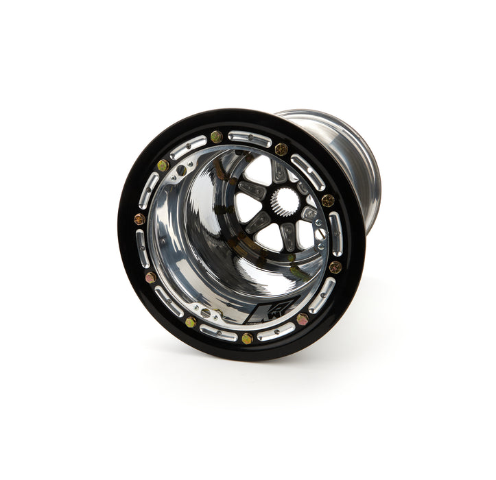 KEIZER ALUMINUM WHEELS, INC. 10144SPBL Splined Wheel B/L 10x14 4in BS 27t