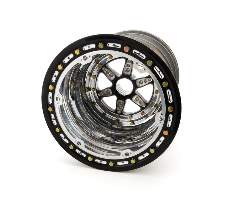 KEIZER ALUMINUM WHEELS, INC. 15177SPBCBL Splined Wheel B/L 15x17 6in bs 42t