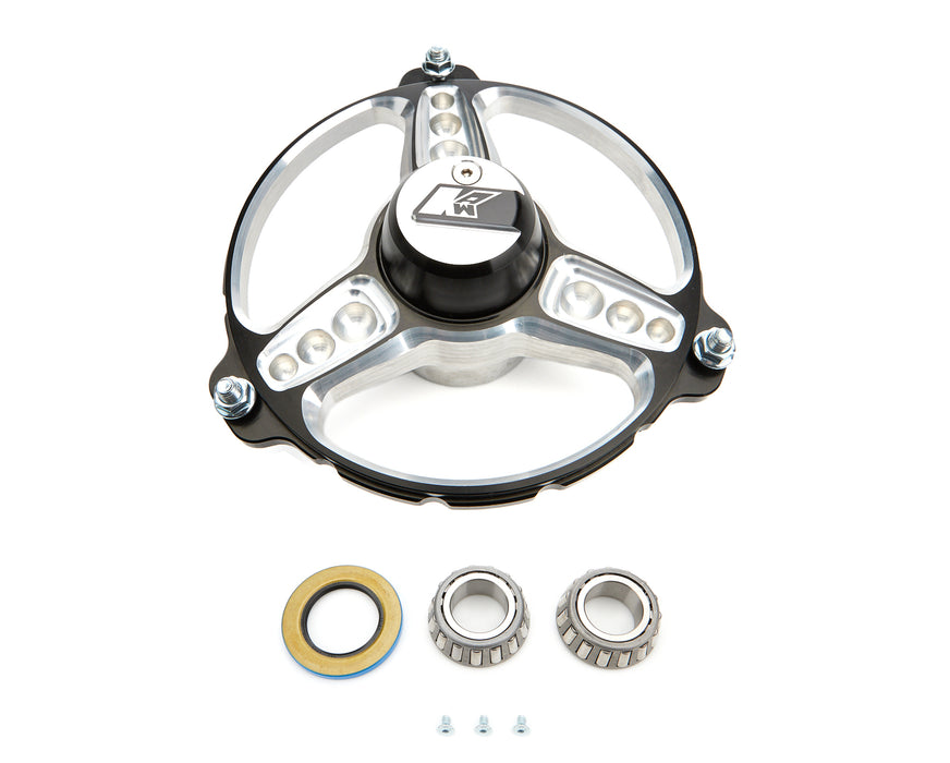 KEIZER ALUMINUM WHEELS, INC. 15DMP3 Front Hub Black 3 Spoke Direct Mount w/Bearings