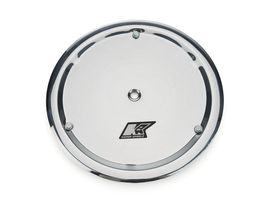 KEIZER ALUMINUM WHEELS, INC. 15MCBO Mudcover 15in Polished w /3 5/16-18 Bolts