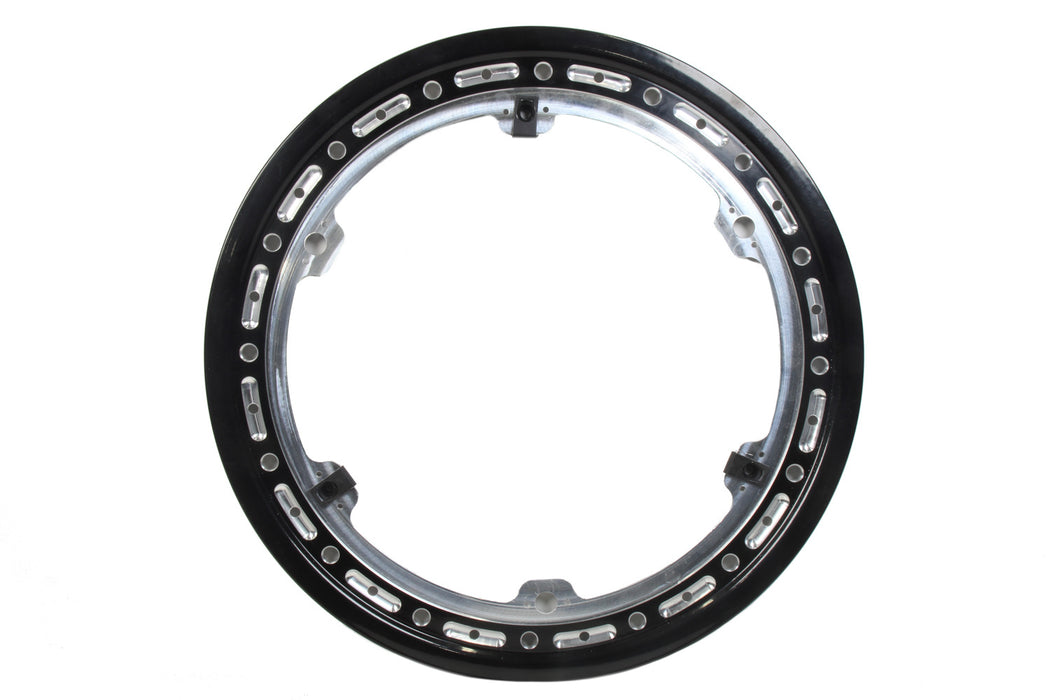 KEIZER ALUMINUM WHEELS, INC. W15BLTB Beadlock Ring Black 15in w/3 Threaded Tabs