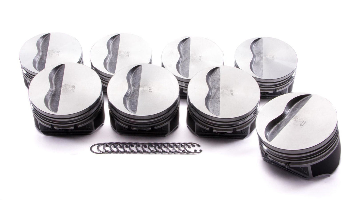 KB PERFORMANCE PISTONS 9902HC.030 SBC Flat Top Piston Set 4.030 Bore -5cc