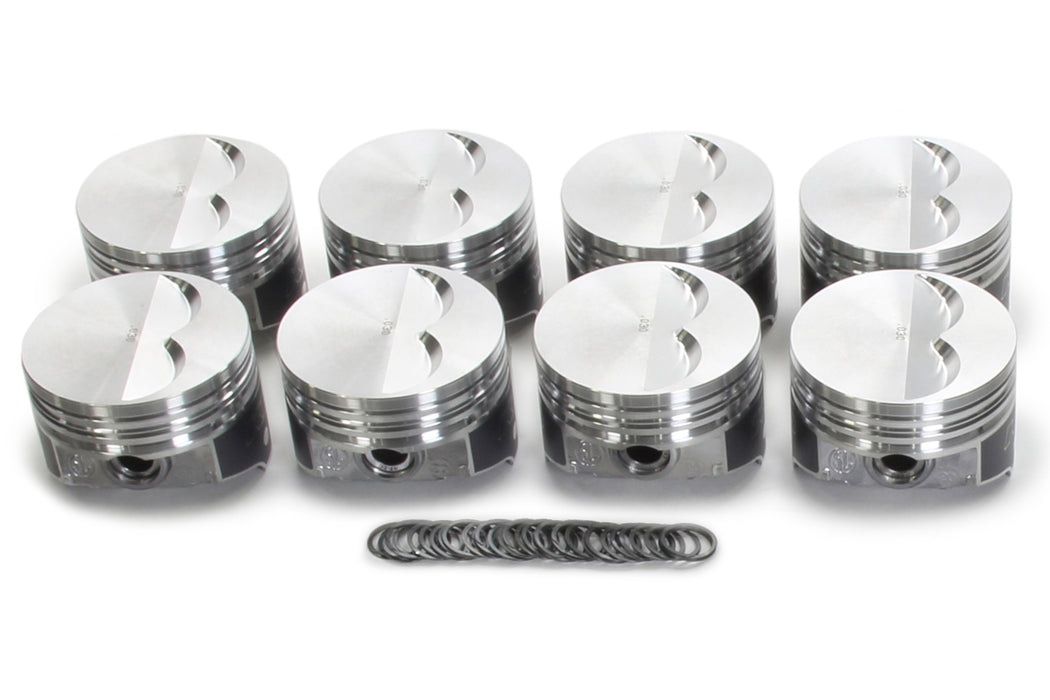 KB PERFORMANCE PISTONS KB120.STD SBC Flat Top Piston Set 4.000 Bore -7cc