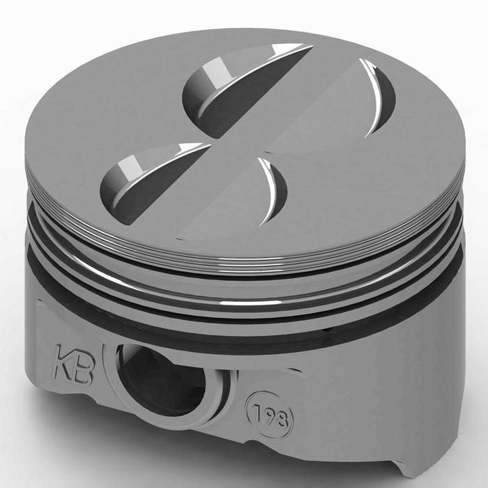 KB PERFORMANCE PISTONS KB198.040 SBC Flat Top Piston Set 4.040 Bore -6.5cc