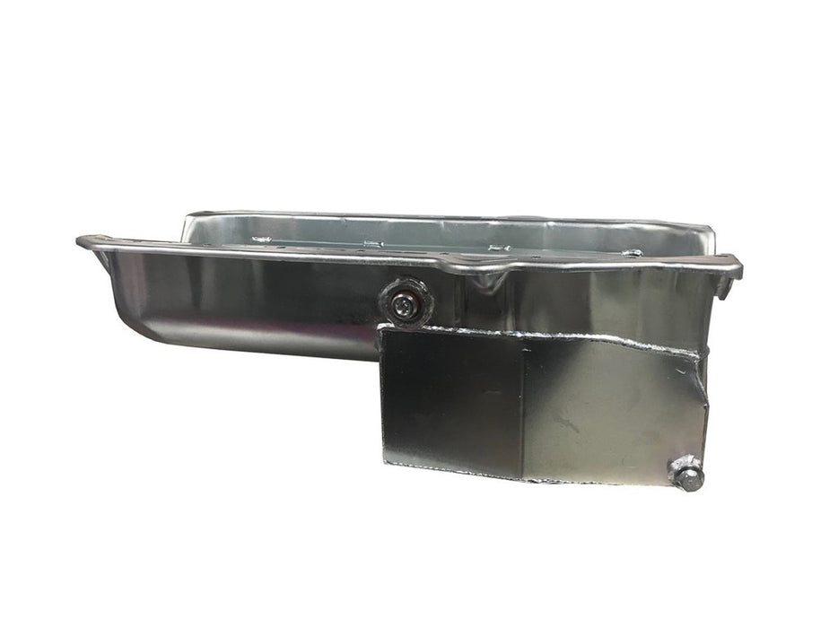 KEVKO OIL PANS & COMPONENTS 1086NRH SBC Oil Pan Claimer 6qt RH Dipstick 86-Up