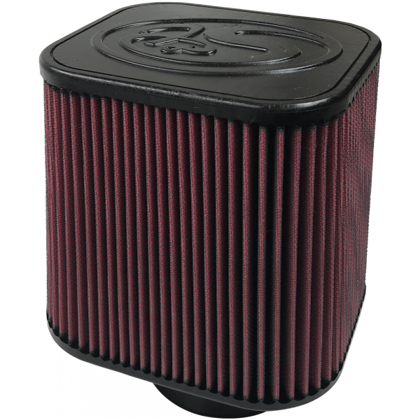 S&B KF-1000-BKJF Air Filter For Intake Kits 75-1532, 75-1525 Oiled Cotton Cleanable Red S&B - Truck Part Superstore