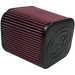 S&B KF-1000-BKJF Air Filter For Intake Kits 75-1532, 75-1525 Oiled Cotton Cleanable Red S&B - Truck Part Superstore