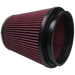 S&B KF-1016-BKJF Air Filter For Intake Kits 75-2557 Oiled Cotton Cleanable 6 Inch Red S&B - Truck Part Superstore