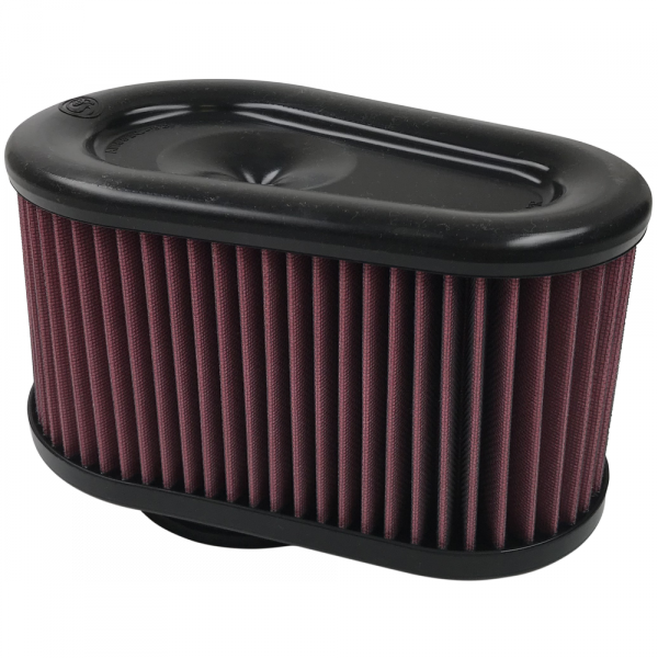 S&B KF-1064-BKJF Air Filter For Intake Kits 75-5086,75-5088,75-5089 Oiled Cotton Cleanable Red S&B - Truck Part Superstore