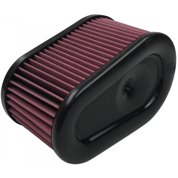 S&B KF-1064-BKJF Air Filter For Intake Kits 75-5086,75-5088,75-5089 Oiled Cotton Cleanable Red S&B - Truck Part Superstore