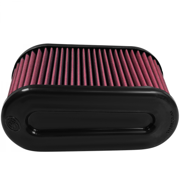 S&B KF-1065-BKJF Air Filter For Intake Kits 75-5107 Oiled Cotton Cleanable Red S&B - Truck Part Superstore