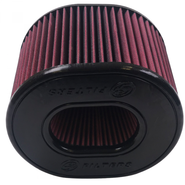 S&B KF-1068-BKJF Air Filter For Intake Kits 75-5021 Oiled Cotton Cleanable Red S&B - Truck Part Superstore
