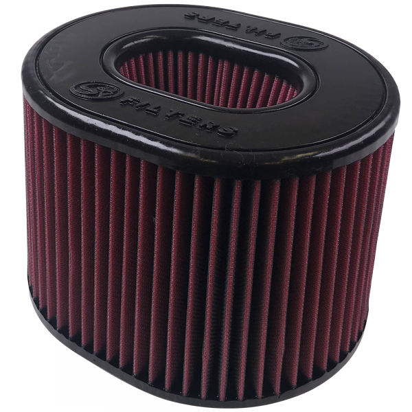 S&B KF-1068-BKJF Air Filter For Intake Kits 75-5021 Oiled Cotton Cleanable Red S&B - Truck Part Superstore