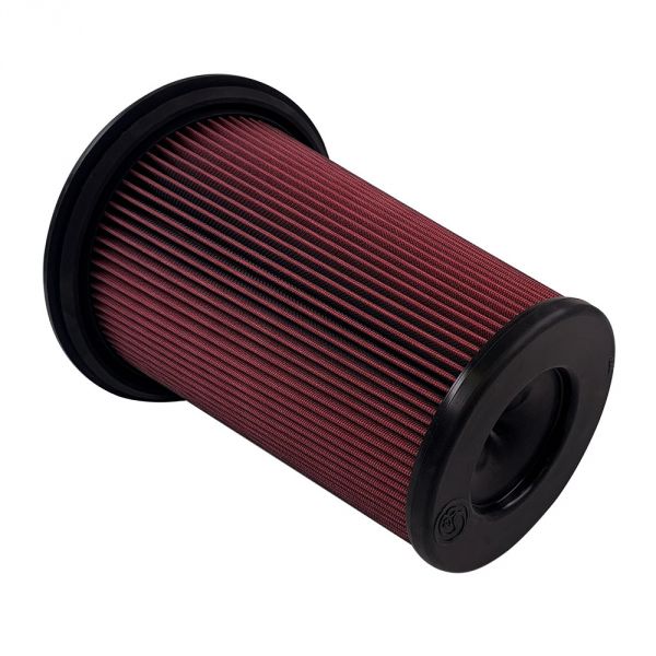 S&B KF-1072-BKJF Air Filter For Intake Kit 75-5128 Oiled Cotton Cleanable Red S&B - Truck Part Superstore