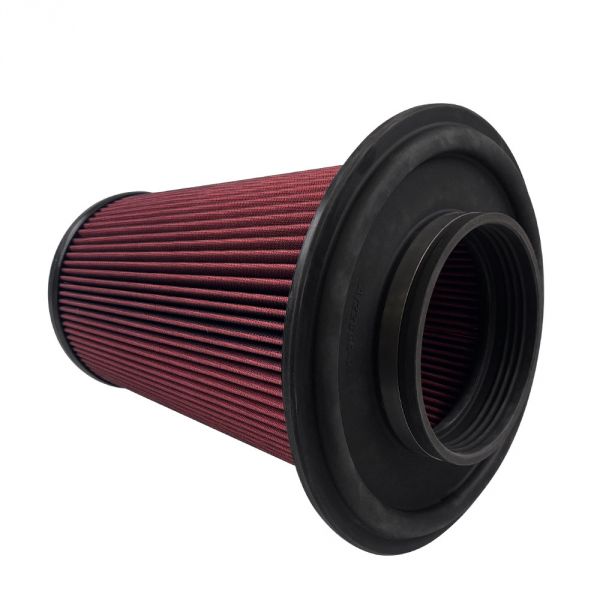 S&B KF-1072-BKJF Air Filter For Intake Kit 75-5128 Oiled Cotton Cleanable Red S&B - Truck Part Superstore