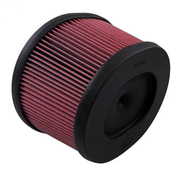S&B KF-1074-BKJF Air Filter Cotton Cleanable For Intake Kit 75-5132/75-5132D S&B - Truck Part Superstore