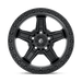 Fuel 1PC D69717907545 D697 17X9 5X5.0 MT-BLK -12MM - Truck Part Superstore