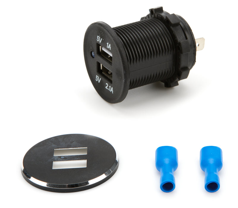 KEEP IT CLEAN KICUSB02 Black Dash Mount Dual Port USB Charger