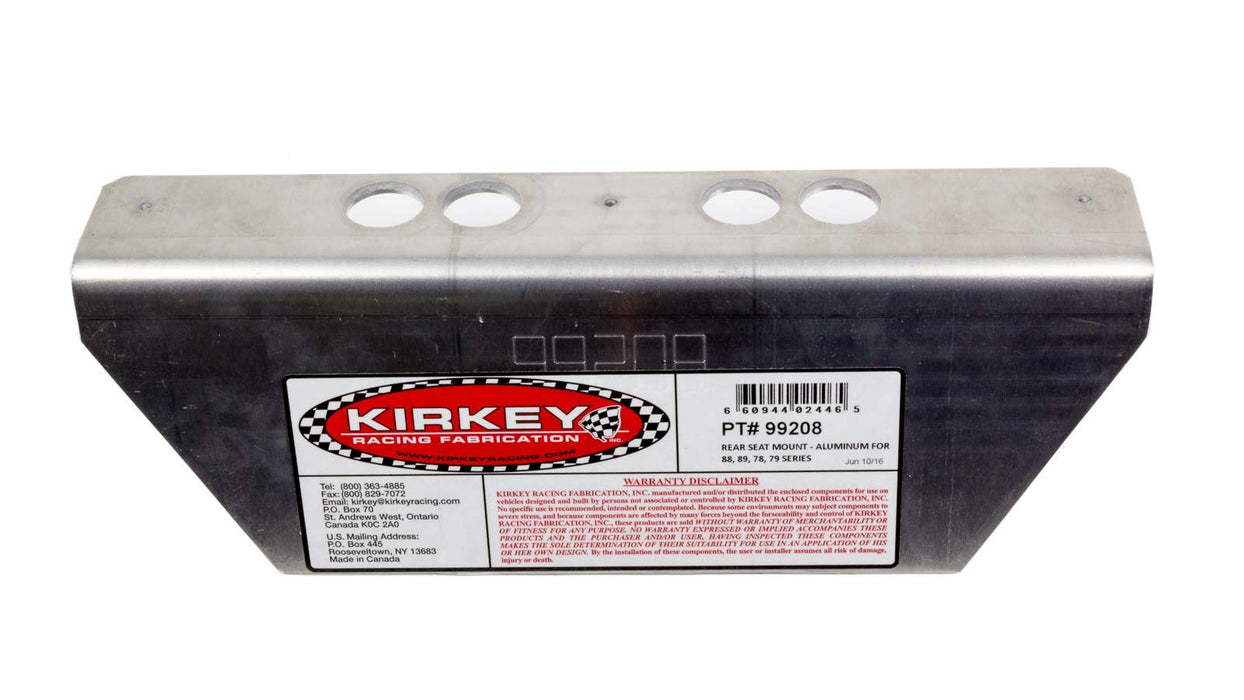 KIRKEY 99208 Rear Seat Mount Aluminum