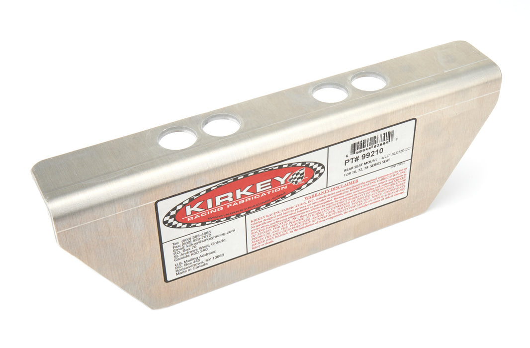 KIRKEY 99210 Seat Mount Rear 3/16in Aluminum for 72/78/80