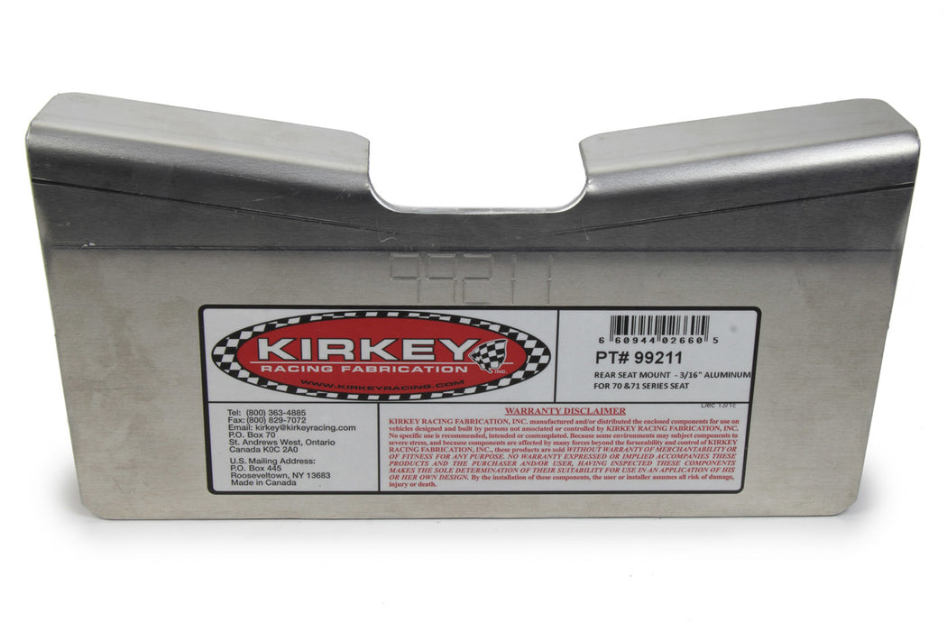 KIRKEY 99211 Seat Mount Rear for 70 & 71 Series Seats