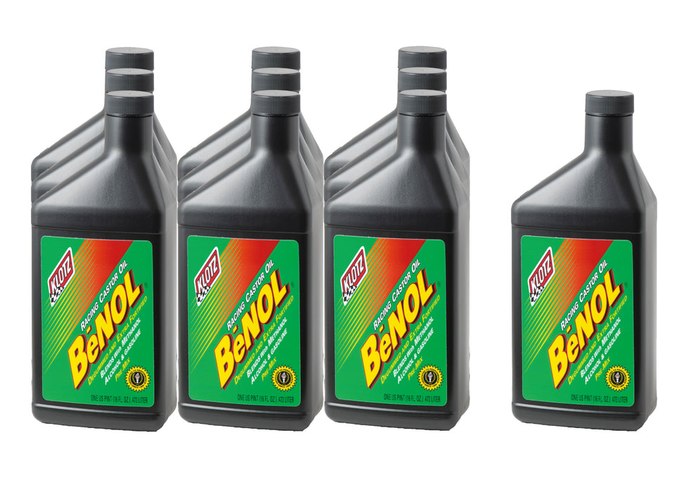 KLOTZ SYNTHETIC LUBRICANTS BC-175-10 BENOL Racing Castor Lube Case 1 Pint