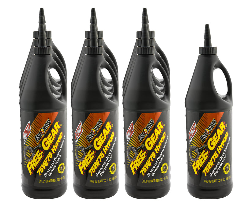 KLOTZ SYNTHETIC LUBRICANTS KE-965-10 Pure Estorlin Qualifier Gear Oil 75w75 Cs 10x1Qt