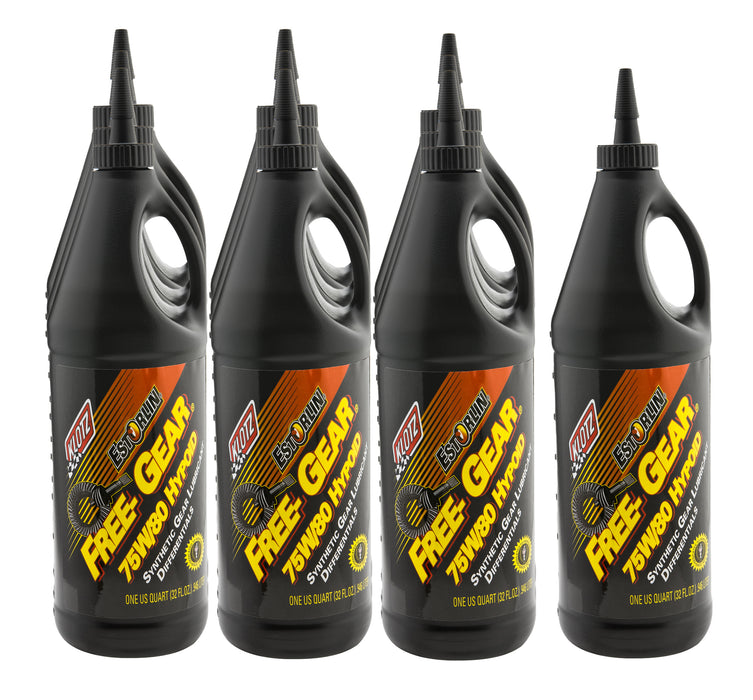 KLOTZ SYNTHETIC LUBRICANTS KE-975-10 Pure Estorlin Qualifier Gear Oil 75w80 Cs 10x1Qt