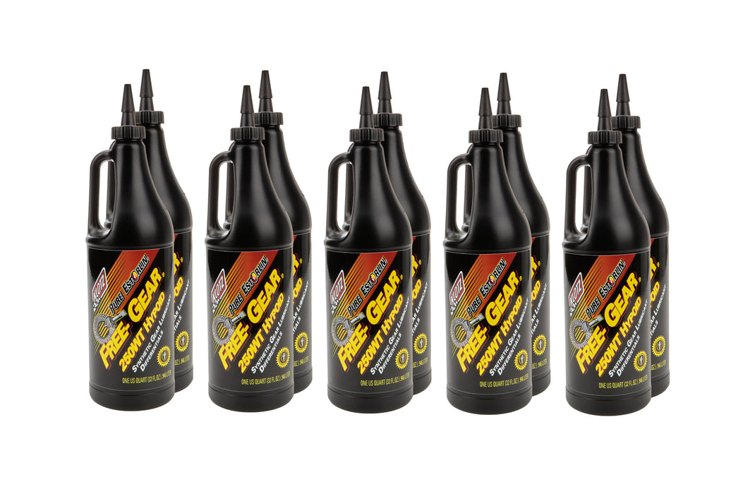 KLOTZ SYNTHETIC LUBRICANTS KE-996-10 Pure Estorlin Gear Oil 250WT Case 1 Quart