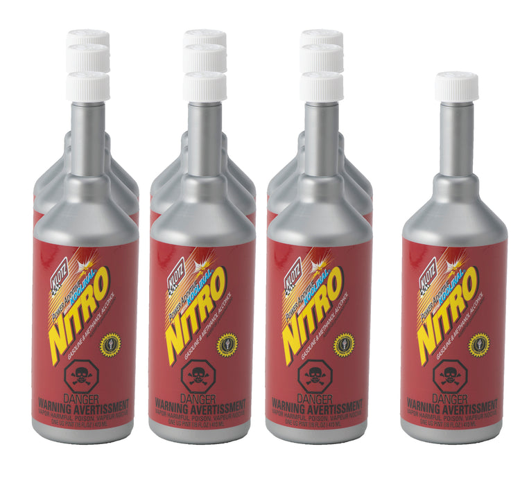 KLOTZ SYNTHETIC LUBRICANTS KL-600-10 Nitro Power Additive w/ Koolinal Case 10x1Pint