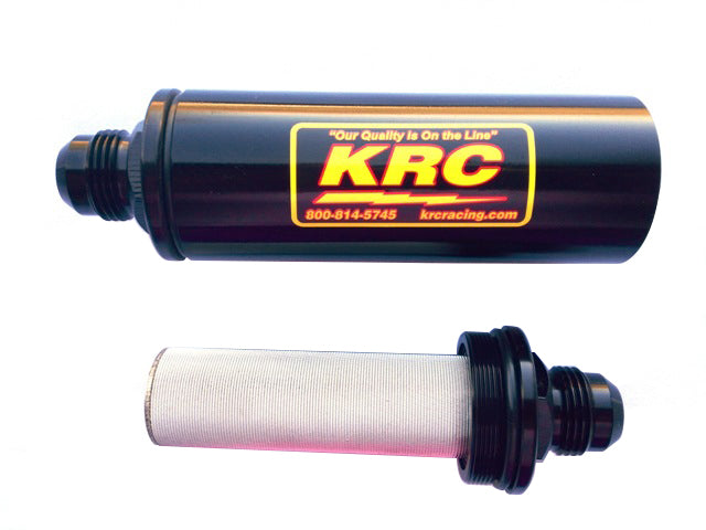 KLUHSMAN RACING PRODUCTS 4712BK #12AN Stainless Fuel Filter