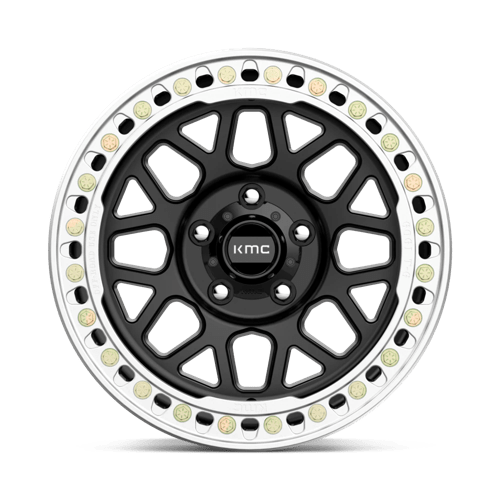 KMC KM23589080724N KM235 18X9 8X6.5 S-BLK -24MM - Truck Part Superstore