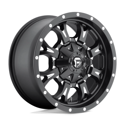 Fuel 1PC D51718908250 D517 18X9 8X6.5 MT-BLK-MIL 1MM - Truck Part Superstore