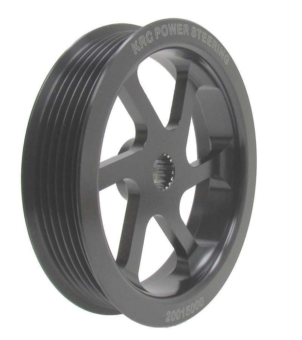 KRC POWER STEERING 20015000 4.2in 6-Rib Alum P/S Pump Pulley