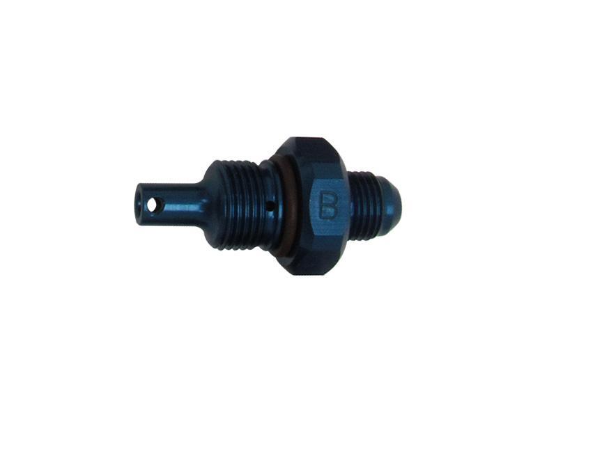 KRC POWER STEERING 25309000 Alum Flow Valve -6an Male ID - B