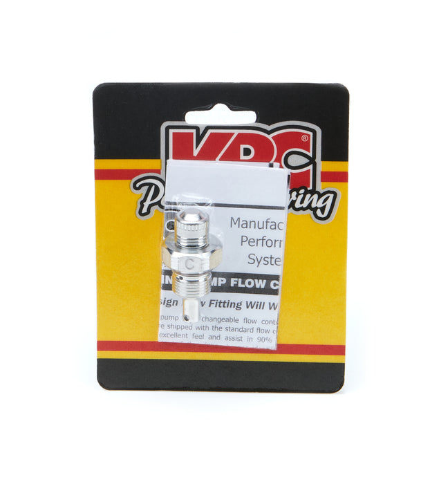 KRC POWER STEERING 25310000 Alum Flow Valve -6an MALE ID - C