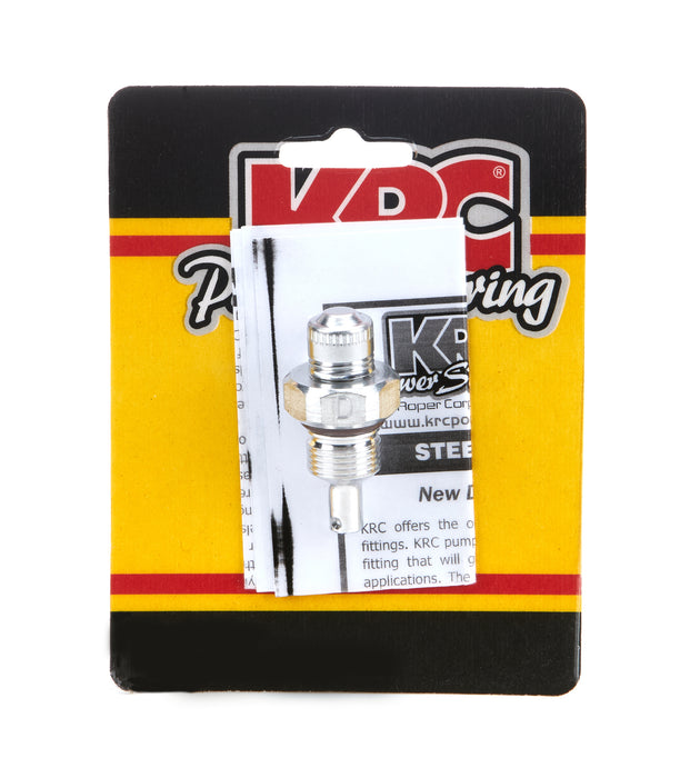 KRC POWER STEERING 25311000 Alum Flow Valve -6AN Male ID - D