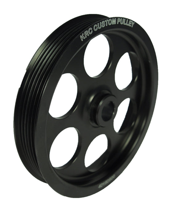KRC POWER STEERING 40160600 P/S Pump Pulley 6in Serpentine Press On