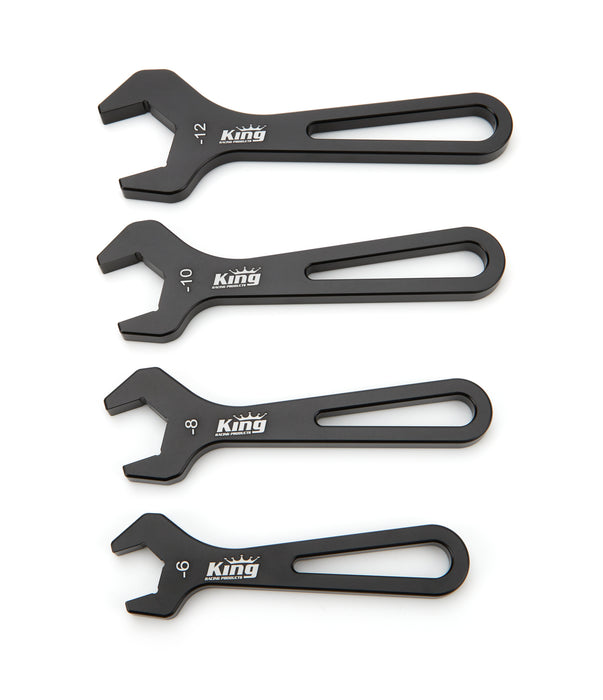 KING RACING PRODUCTS 2565 Aluminum AN Wrench Set 6-12