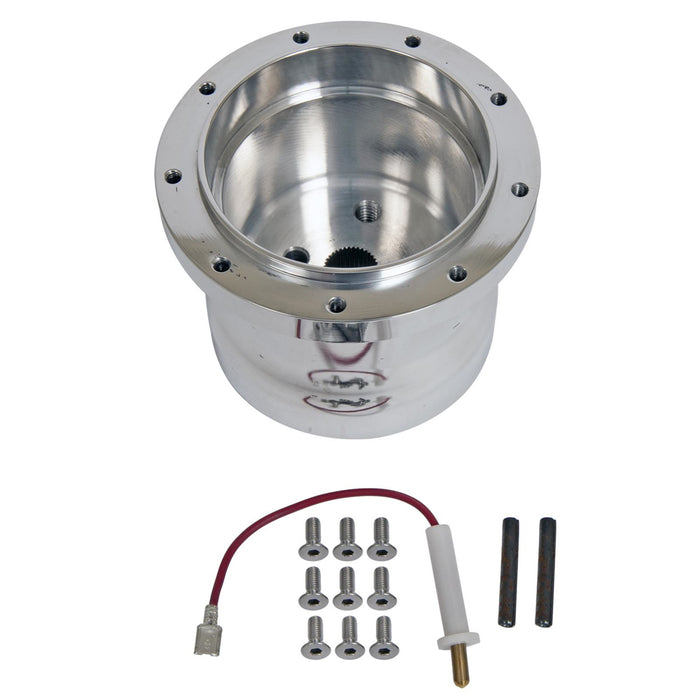 LECARRA STEERING WHEELS B-26402 Steering Wheel Adapter Billet Aluminum