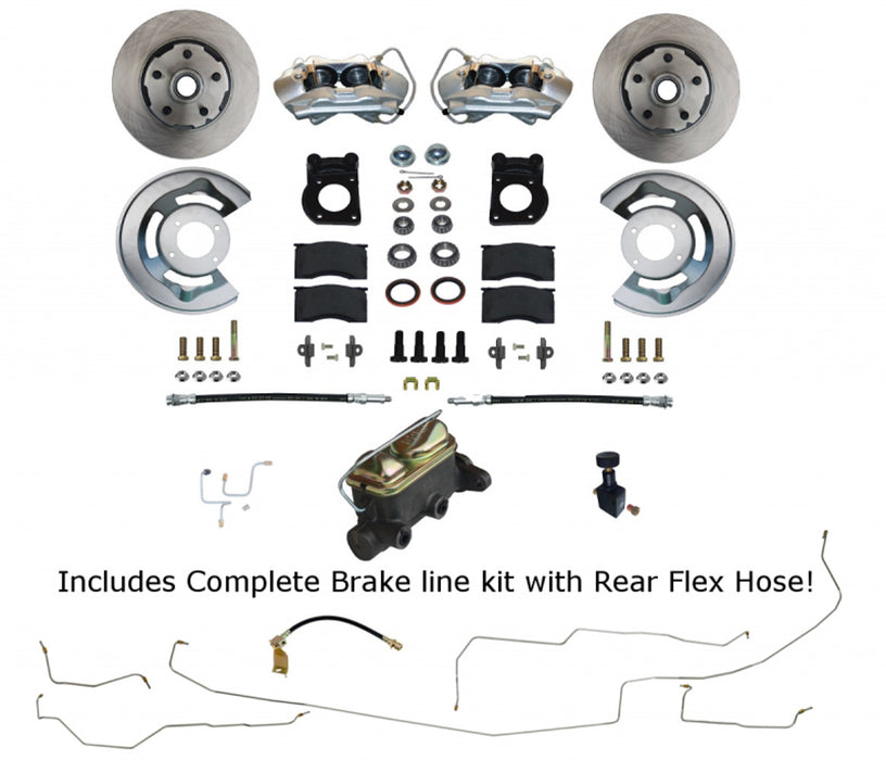 LEED BRAKES FC0001-405LK Mustang 1965-66 Manual C onversion Kit with Compl