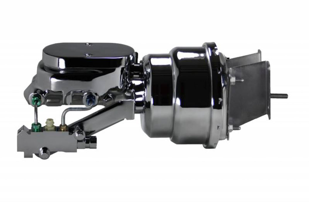 LEED BRAKES H76B2 7in Dual Chrome Booster 67-72 Chevy Truck 1-1/8